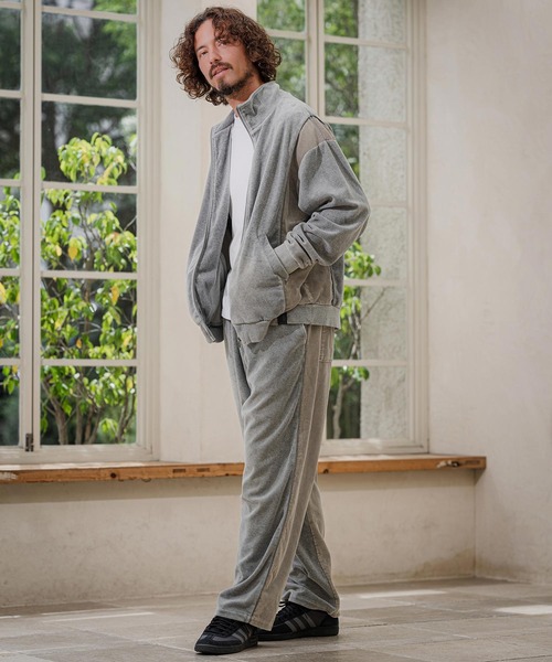CAMBIO（カンビオ）の「mp15391-Cut Velour Corduroy Easy Pants イージーパンツ(PF-262-013)（その他パンツ・メンズ・グレー/ブラック・L/M）」の22枚目の写真
