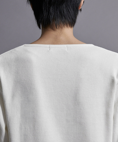 Loose/ルース(ルース)の「アソートUネックサーマルロンT(Tシャツ/カットソー・メンズ・グレー系/ブラック/オフホワイト/ワイン/杢グレー/ホワイト系・L/S/M)」の9枚目の写真
