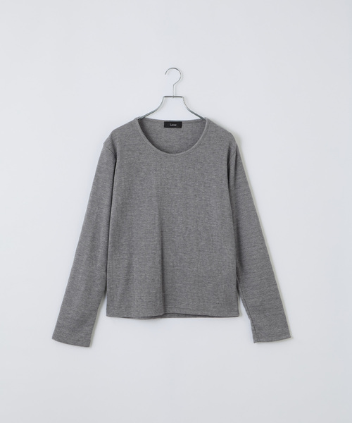 Loose/ルース(ルース)の「アソートUネックサーマルロンT(Tシャツ/カットソー・メンズ・グレー系/ブラック/オフホワイト/ワイン/杢グレー/ホワイト系・L/S/M)」の20枚目の写真