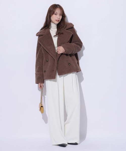 Mystrada（マイストラーダ）の「リラックスパンツ（その他パンツ・レディース・ブラック/オフホワイト/モカ・38/36）」の17枚目の写真