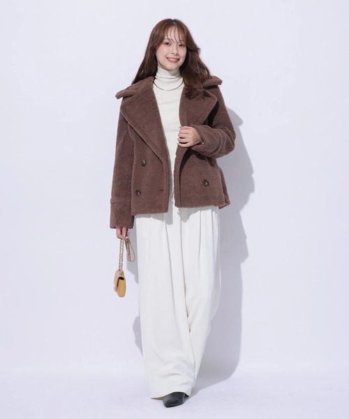 Mystrada（マイストラーダ）の「リラックスパンツ（その他パンツ・レディース・ブラック/オフホワイト/モカ・38/36）」の18枚目の写真