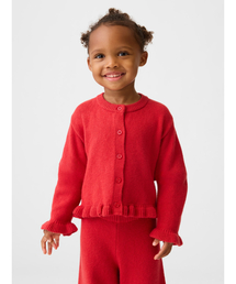 GAP（ギャップ）の「CashSoft カシミヤタッチ ラッフルフリル ニットカーディガン (幼児・ベビー)（カーディガン/ボレロ）」