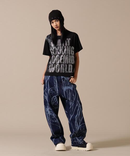 L.H.P(エルエイチピー)の「NoRemid/ノーリミッド/LHP別注Leather Pattern Denim Pants(デニムパンツ・レディース・ブラック/その他4・S/M/L)」の10枚目の写真
