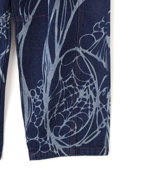 L.H.P(エルエイチピー)の「NoRemid/ノーリミッド/LHP別注Leather Pattern Denim Pants(デニムパンツ・レディース・ブラック/その他4・S/M/L)」の19枚目の写真