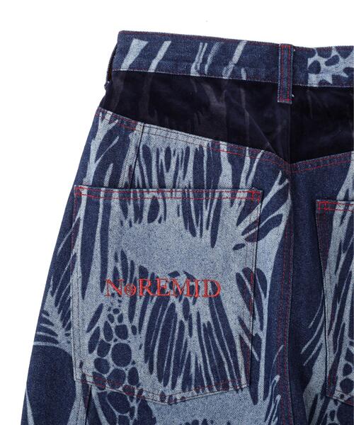L.H.P(エルエイチピー)の「NoRemid/ノーリミッド/LHP別注Leather Pattern Denim Pants(デニムパンツ・レディース・ブラック/その他4・S/M/L)」の21枚目の写真