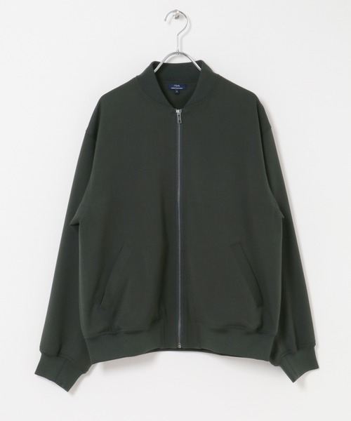 ITEMS URBANRESEARCH(アイテムズ アーバンリサーチ)の「TRストレッチ MA-1 ブルゾン(ブルゾン・メンズ・ブラック/オリーブ/チャコールグレー・MEDIUM/LARGE)」の2枚目の写真
