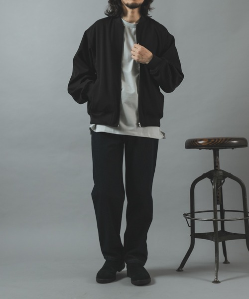 ITEMS URBANRESEARCH(アイテムズ アーバンリサーチ)の「TRストレッチ MA-1 ブルゾン(ブルゾン・メンズ・ブラック/オリーブ/チャコールグレー・MEDIUM/LARGE)」の18枚目の写真