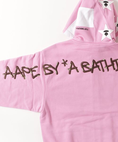 AAPE BY A BATHING APE（エーエイプバイアベイシングエイプ）の「AAPE BUTTON SWEAT HOODIE（パーカー・メンズ・ブラック/ライトピンク・LARGE/SMALL/X-LARGE/MEDIUM）」の10枚目の写真