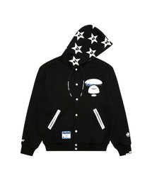 AAPE BUTTON SWEAT HOODIE