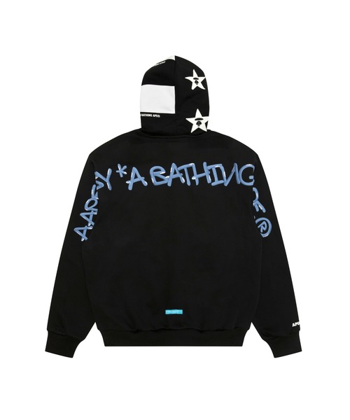 AAPE BY A BATHING APE（エーエイプバイアベイシングエイプ）の「AAPE BUTTON SWEAT HOODIE（パーカー・メンズ・ブラック/ライトピンク・LARGE/SMALL/X-LARGE/MEDIUM）」の4枚目の写真