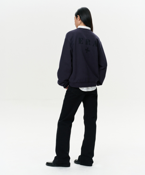 ERA(エラ)の「ユニセックス ERA ローエッジ スウェットシャツ - ネイビー(スウェット・レディース・その他・SMALL/MEDIUM/LARGE)」の6枚目の写真