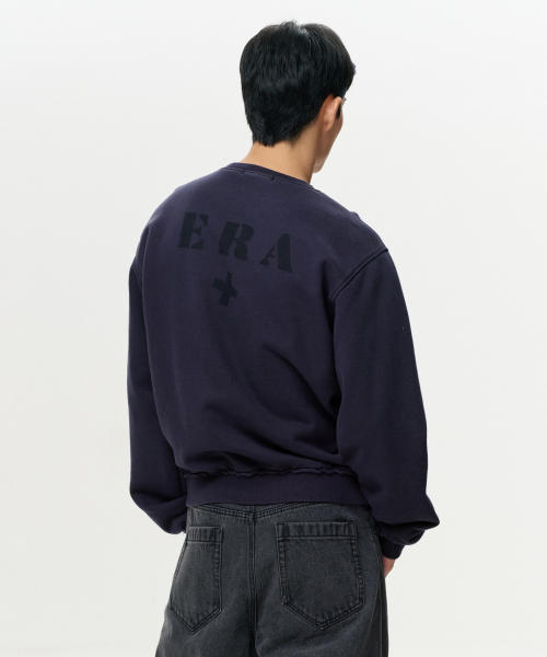 ERA(エラ)の「ユニセックス ERA ローエッジ スウェットシャツ - ネイビー(スウェット・レディース・その他・SMALL/MEDIUM/LARGE)」の9枚目の写真