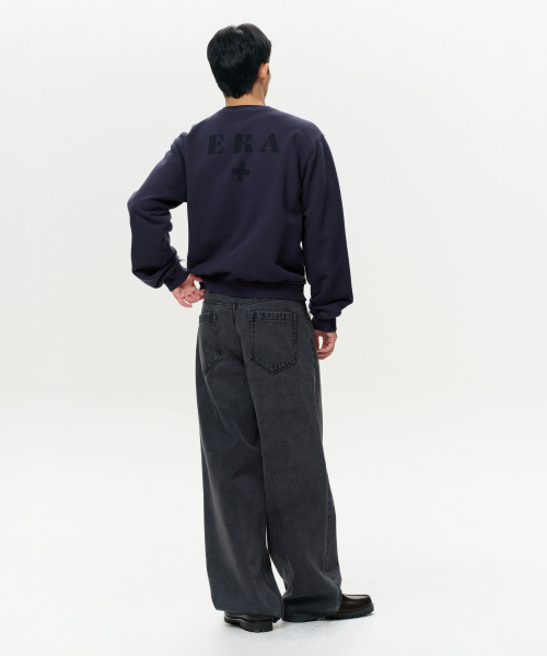 ERA(エラ)の「ユニセックス ERA ローエッジ スウェットシャツ - ネイビー(スウェット・レディース・その他・SMALL/MEDIUM/LARGE)」の12枚目の写真