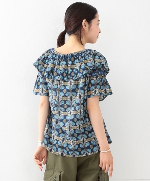 BEAMS BOY(ビームスボーイ)の「OZ CREATION / バティック スモック(シャツ/ブラウス・レディース・グリーン/ブルー・ONE SIZE)」の22枚目の写真
