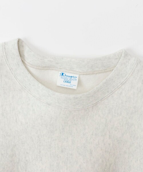 Champion(チャンピオン)の「【Champion】REVERSE WEAVE CREW NECK SWEATSHIRT(スウェット・メンズ・ライトグレー/ブラック・L/M)」の10枚目の写真