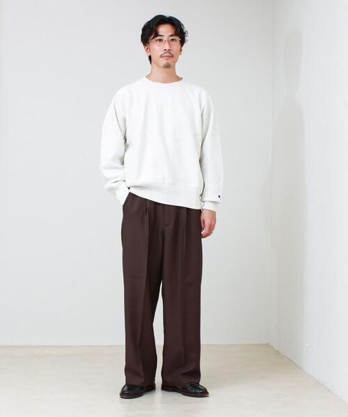 Champion(チャンピオン)の「【Champion】REVERSE WEAVE CREW NECK SWEATSHIRT(スウェット・メンズ・ライトグレー/ブラック・L/M)」の15枚目の写真