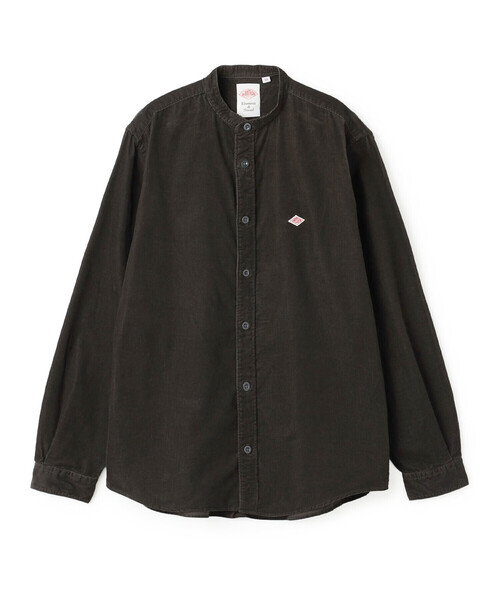 DANTON(ダントン)の「Men's Corduroy Band Collar Shirt(シャツ/ブラウス・メンズ・ベージュ/グレー/チャコール/オリーブ・44/42/38/40)」の3枚目の写真