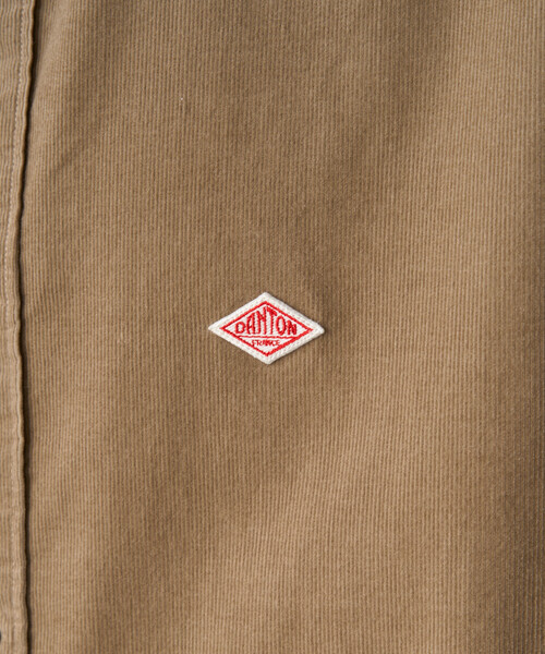 DANTON(ダントン)の「Men's Corduroy Band Collar Shirt(シャツ/ブラウス・メンズ・ベージュ/グレー/チャコール/オリーブ・44/42/38/40)」の6枚目の写真