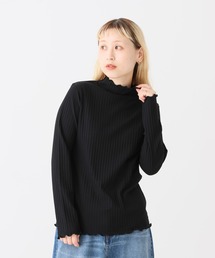 ハイネック配色メローインナー