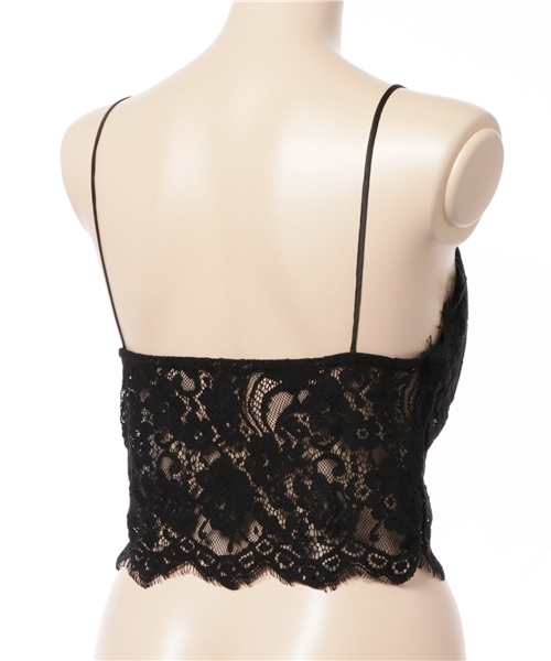 MOUSSY(マウジー)の「LACE BUSTIER J(キャミソール・レディース・ブラック/オフホワイト・1/2)」の3枚目の写真