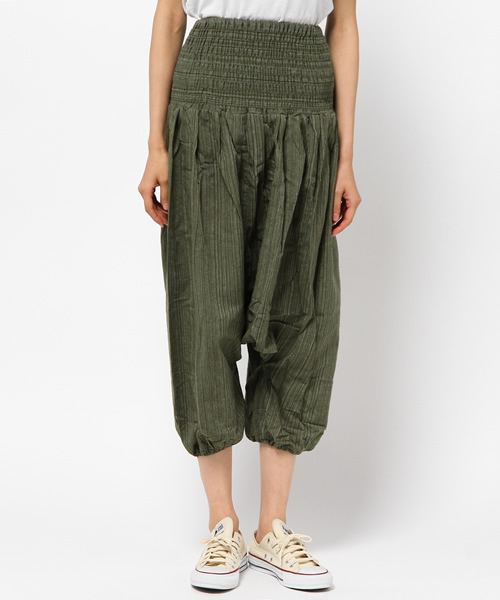 チチカカ（チチカカ）の「ストライプサルエルパンツ（その他パンツ