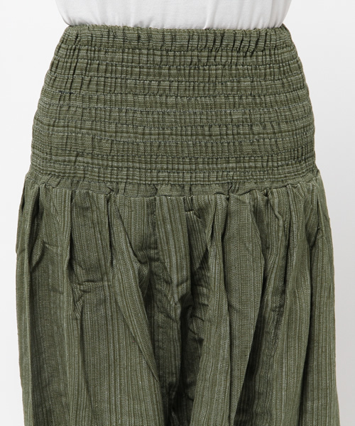 ダークグリーン ストライプ サルエルパンツ 楽天市場】ダークグリーン（柄ストライプ）（ズボン・パンツ｜メンズ