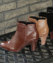 SESTO | シンプルすっきりシルエットのショートブーツ(ブーツ)