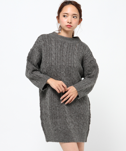 Deicy デイシー の ケーブルニットワンピース ワンピース Wear
