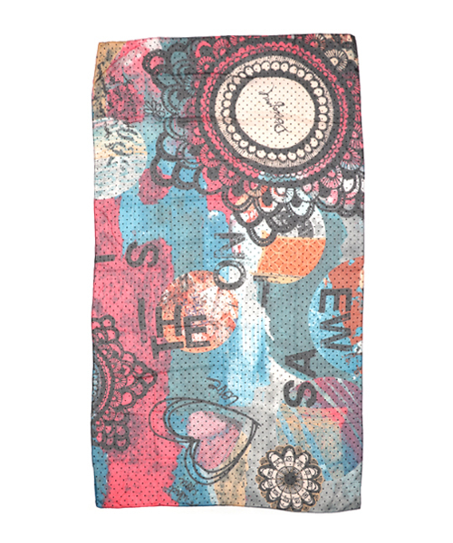 Desigual（デシグアル）の「「Desigual/デシグアル」スカーフ（マフラー・レディース・グリーン系その他・ONE SIZE）」の2枚目の写真