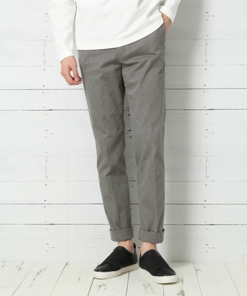 GLOBAL WORK(グローバルワーク)の「ストレッチスリムトラウザー/734027(その他パンツ・メンズ・カーキ/ベージュ/ネイビー/グレー/インディゴブルー・SMALL/LARGE/MEDIUM/X-LARGE)」の1枚目の写真