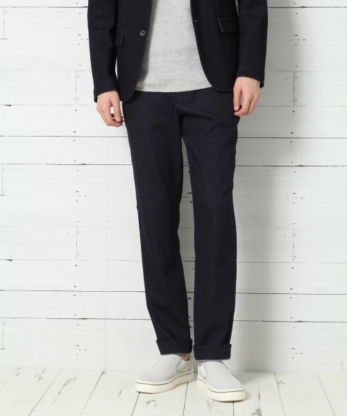 GLOBAL WORK(グローバルワーク)の「ストレッチスリムトラウザー/734027(その他パンツ・メンズ・カーキ/ベージュ/ネイビー/グレー/インディゴブルー・SMALL/LARGE/MEDIUM/X-LARGE)」の5枚目の写真