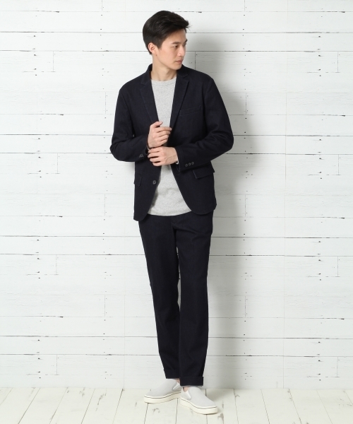 GLOBAL WORK(グローバルワーク)の「ストレッチスリムトラウザー/734027(その他パンツ・メンズ・カーキ/ベージュ/ネイビー/グレー/インディゴブルー・SMALL/LARGE/MEDIUM/X-LARGE)」の8枚目の写真