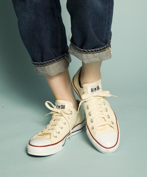CONVERSE（コンバース）の「【CONVERSE】通気性抜群☆キャンバス×ローカットスニーカー/オールスター OX（スニーカー・レディース・ブラック/ブラック系その他/ホワイト/ホワイト系その他/レッド/ネイビー・22/24.5/25/23.5/24/23/22.5/25.5/26.5）」の2枚目の写真