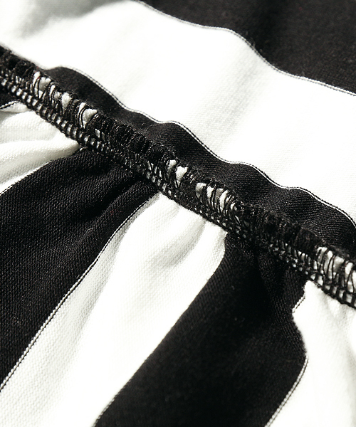 devirock（デビロック）の「ウエスト切替先染めボーダー半袖ワンピース（ワンピース・キッズ・ブラック/トリコロール/チャコール/レッド/ネイビー/レッド系その他・120cm/160cm/100cm/140cm/150cm/110cm/130cm）」の19枚目の写真