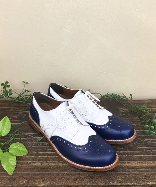 Marie-Louise（マリ－・ルイ－ズ）の「【Marie-Louise/マリールイーズ】ウィングチップシューズ/#MLS-46L（ドレスシューズ・レディース・ホワイト/ブラック/ブラウン/ホワイト×ネイビー/ネイビー/ホワイト×ブラック/ホワイト系その他/ホワイト×シルバー/ボルドー/オリーブ/ダークブラウン/オフホワイト・38/39/36/37）」の6枚目の写真