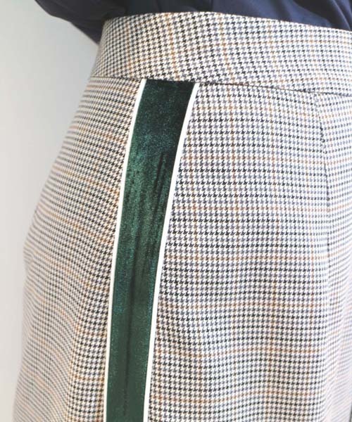 FREE'S MART（フリーズマート）の「◆サイドラインチェックペンシルスカート（スカート・レディース・グレー系その他/ホワイト系その他・MEDIUM/SMALL）」の9枚目の写真