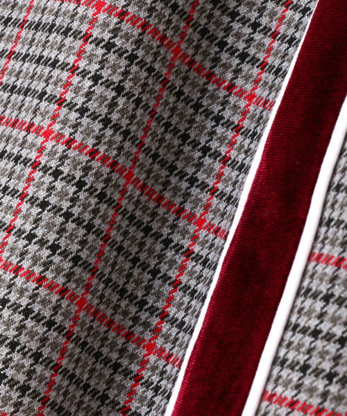 FREE'S MART（フリーズマート）の「◆サイドラインチェックペンシルスカート（スカート・レディース・グレー系その他/ホワイト系その他・MEDIUM/SMALL）」の4枚目の写真