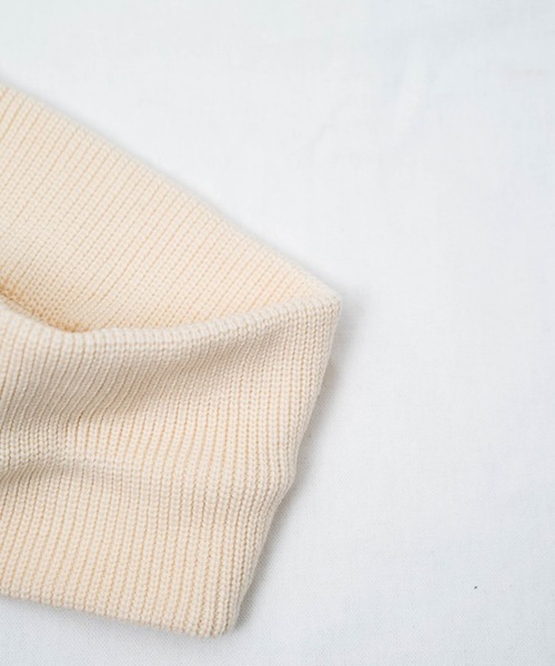 KAIKO（カイコー）の「KAIKO KNIT HAIR BAND（ヘアバンド・メンズ・ブラック/ネイビー/グレー/オフホワイト/マスタード・FREE）」の13枚目の写真