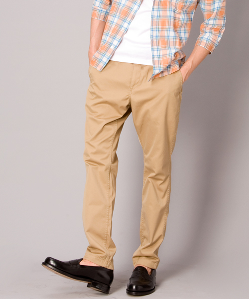 BEAUTY&YOUTH UNITED ARROWS（ビューティーアンドユースユナイテッドアローズ）の「BY ∴ チノ ノープリーツ テーパードパンツ◇§（チノパンツ・メンズ・ブラック/グレー/ブラウン/ベージュ/ターコイズブルー/ネイビー・SMALL/MEDIUM/LARGE/X-LARGE）」の10枚目の写真