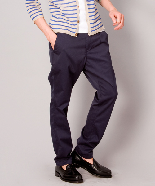 BEAUTY&YOUTH UNITED ARROWS（ビューティーアンドユースユナイテッドアローズ）の「BY ∴ チノ ノープリーツ テーパードパンツ◇§（チノパンツ・メンズ・ブラック/グレー/ブラウン/ベージュ/ターコイズブルー/ネイビー・SMALL/MEDIUM/LARGE/X-LARGE）」の11枚目の写真