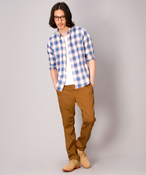 BEAUTY&YOUTH UNITED ARROWS（ビューティーアンドユースユナイテッドアローズ）の「BY ∴ チノ ノープリーツ テーパードパンツ◇§（チノパンツ・メンズ・ブラック/グレー/ブラウン/ベージュ/ターコイズブルー/ネイビー・SMALL/MEDIUM/LARGE/X-LARGE）」の15枚目の写真