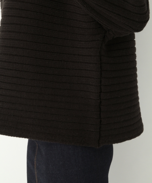 A part by（アパートバイ）の「3GAWワイドリブニットBN/PO 773016 （ニット/セーター・レディース・ブラック/オフホワイト/オレンジ・FREE）」の16枚目の写真