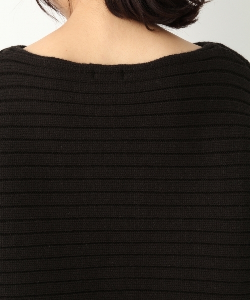 A part by（アパートバイ）の「3GAWワイドリブニットBN/PO 773016 （ニット/セーター・レディース・ブラック/オフホワイト/オレンジ・FREE）」の17枚目の写真