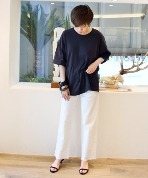 plage（プラージュ）の「コットンワッシャークロップドパンツ