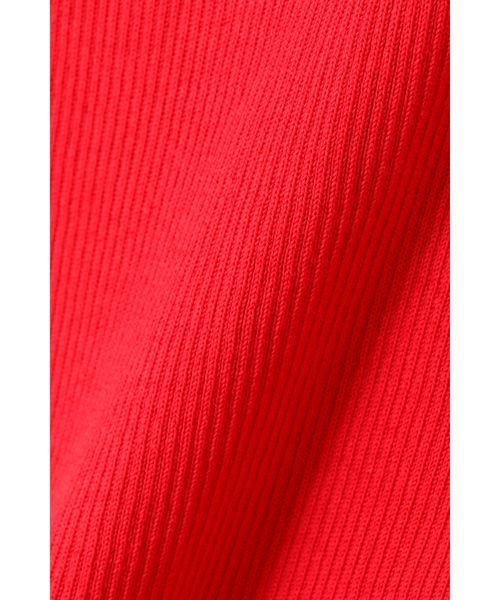 NATURAL BEAUTY BASIC（ナチュラルビューティーベーシック）の「◆ファインゲージリブ七分袖ニット（ニット/セーター・レディース・ブラック/ネイビー/ブルー/ホワイト系その他/グレー/レッド・MEDIUM）」の14枚目の写真