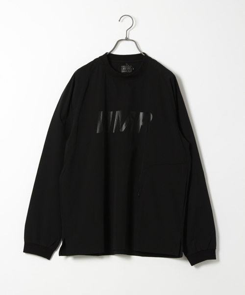 NUMERALS（ヌメラルズ）の「NUMERALS / プリントストレッチロングスリーブTシャツ【niko and ...】（Tシャツ/カットソー・メンズ・ブラック/ネイビー・MEDIUM/LARGE）」の2枚目の写真