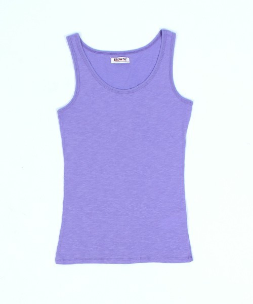 WEGO（ウィゴー）の「WEGO/カラータンクトップ（タンクトップ・レディース・ブラック/杢グレー/ライム/ブルー/ピンク/オレンジ/ライトパープル・FREE）」の6枚目の写真