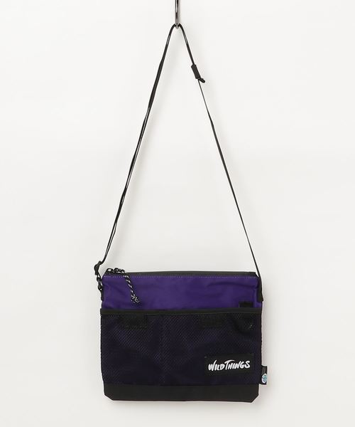 WILD THINGS(ワイルドシングス)の「WILD THINGS / ワイルドシングス SACOCHE SHOULDER(ショルダーバッグ・メンズ・ホワイト/ブラック/ベージュ/パープル/カーキ/オレンジ・FREE)」の6枚目の写真