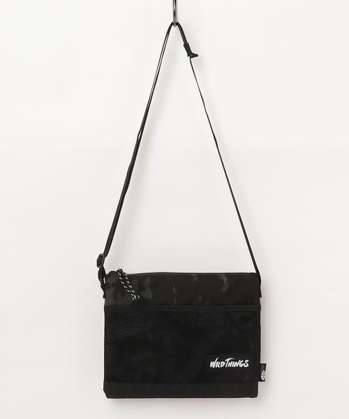 WILD THINGS(ワイルドシングス)の「WILD THINGS / ワイルドシングス SACOCHE SHOULDER(ショルダーバッグ・メンズ・ホワイト/ブラック/ベージュ/パープル/カーキ/オレンジ・FREE)」の5枚目の写真