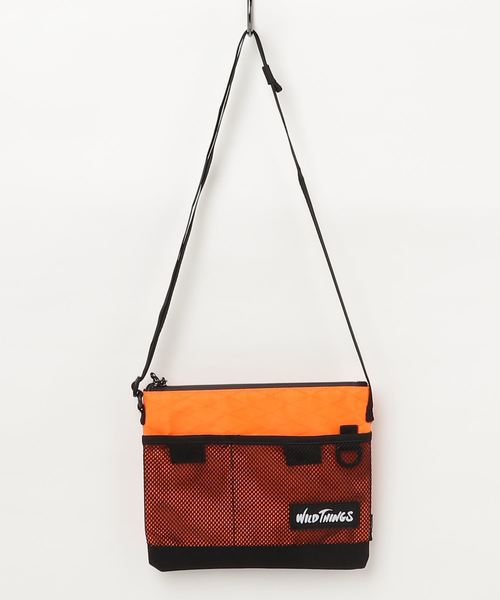 WILD THINGS(ワイルドシングス)の「WILD THINGS / ワイルドシングス SACOCHE SHOULDER(ショルダーバッグ・メンズ・ホワイト/ブラック/ベージュ/パープル/カーキ/オレンジ・FREE)」の1枚目の写真